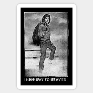 Highway To Heaven † Vintage Look 80s TV Design Sticker